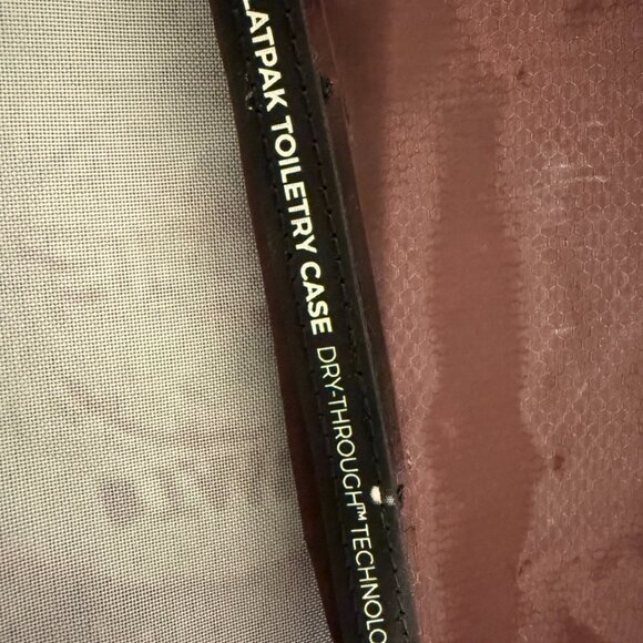 Matador FlatPak Waterproof Toiletry Case - Garnet Red - Ultralight Travel Bag - Picture 4 of 5